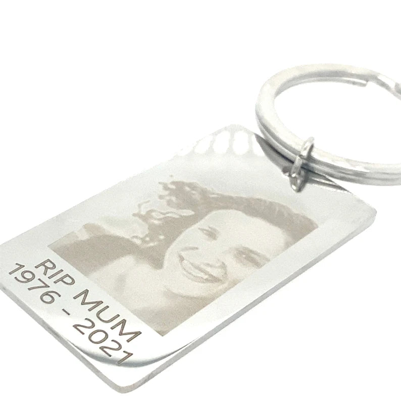 Memorial 2025 photo keyring
