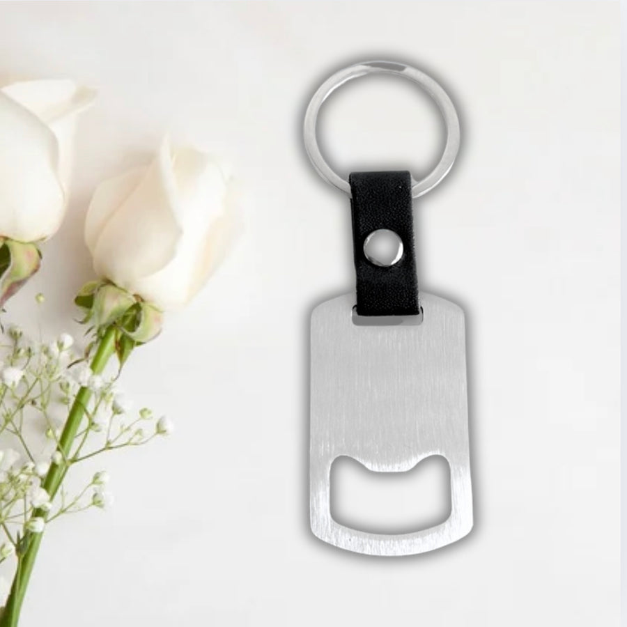 Thank You for Coming to Our Wedding Engraved Bottle Opener Keyring