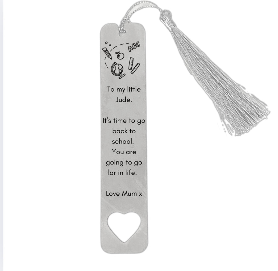 Back to School Bookmark