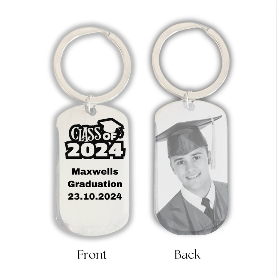 Personalised "Congratulations on Your Graduation" Keyring