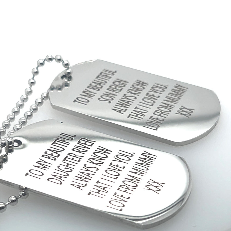 Personalized Tag Necklaces