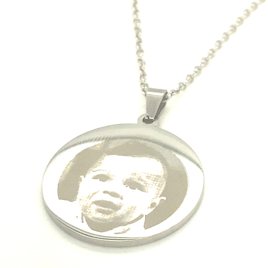 Personalised Photo Engraved Necklace