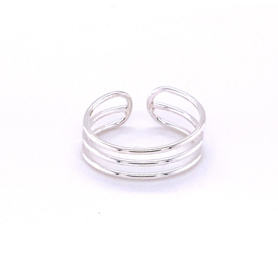 925 Sterling Silver Adjustable Toe Ring