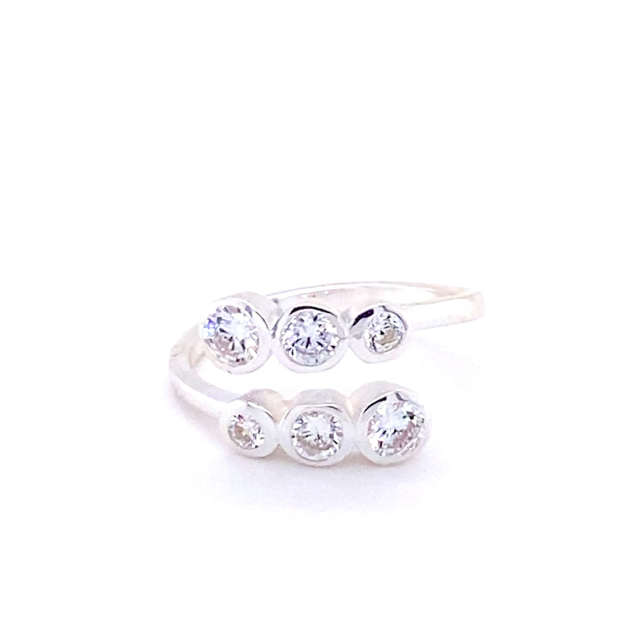 Loretta CZ Adjustable Ring