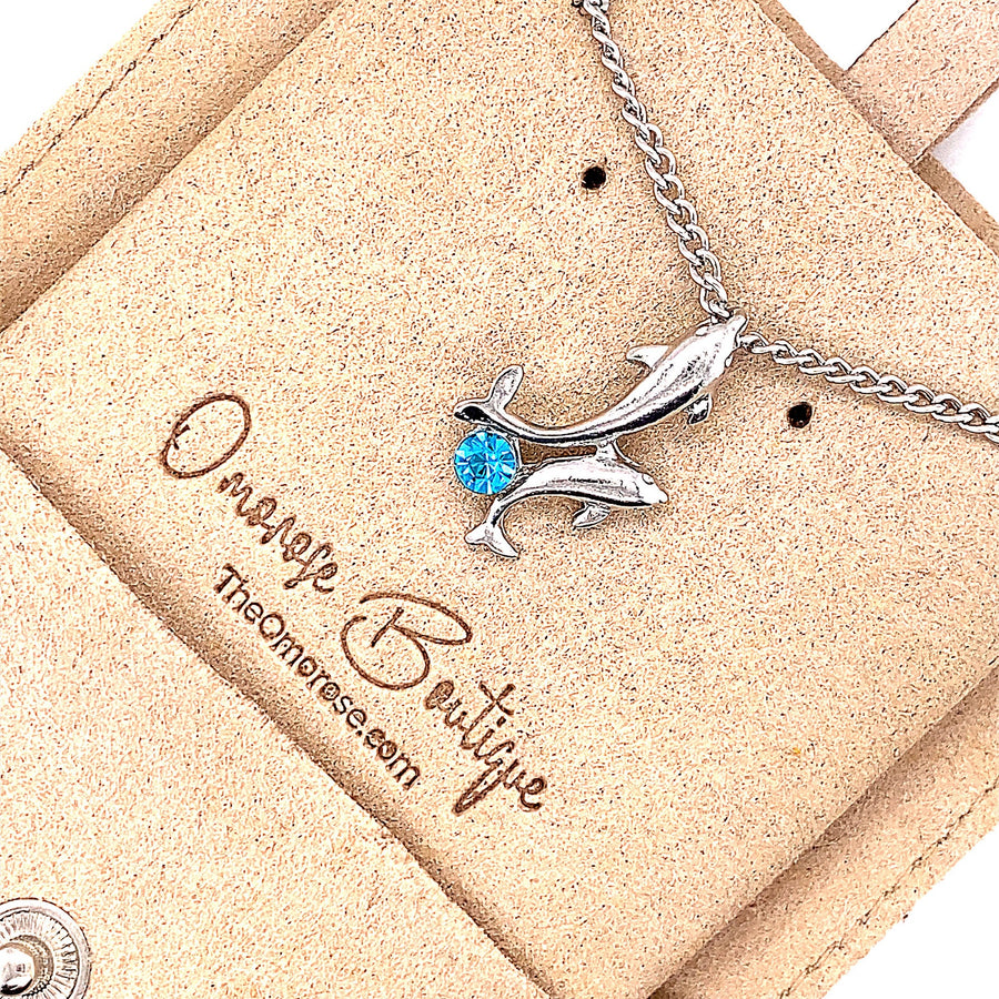 925 Sterling Silver Dolphin Necklace