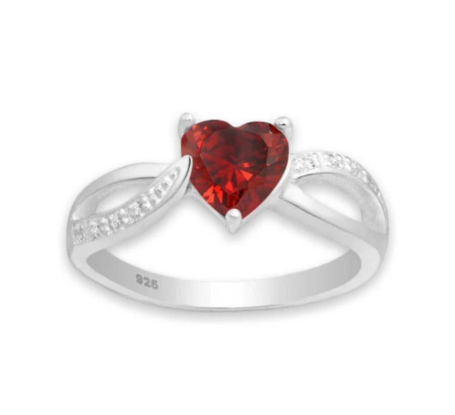 Ruby Love Promise Ring