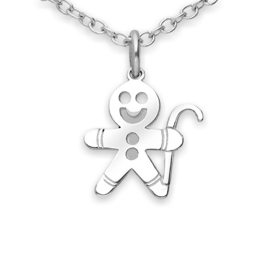 Ginger Bread Man Necklace