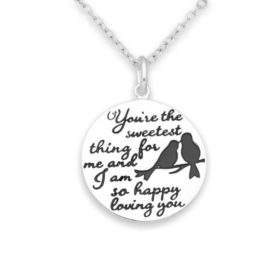 Love Birds Pendant and necklace