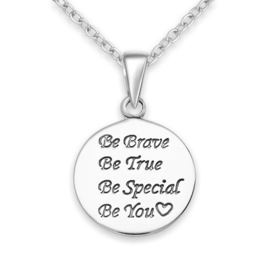 "Be Brave, Be True, Be Special, Be You" Necklace