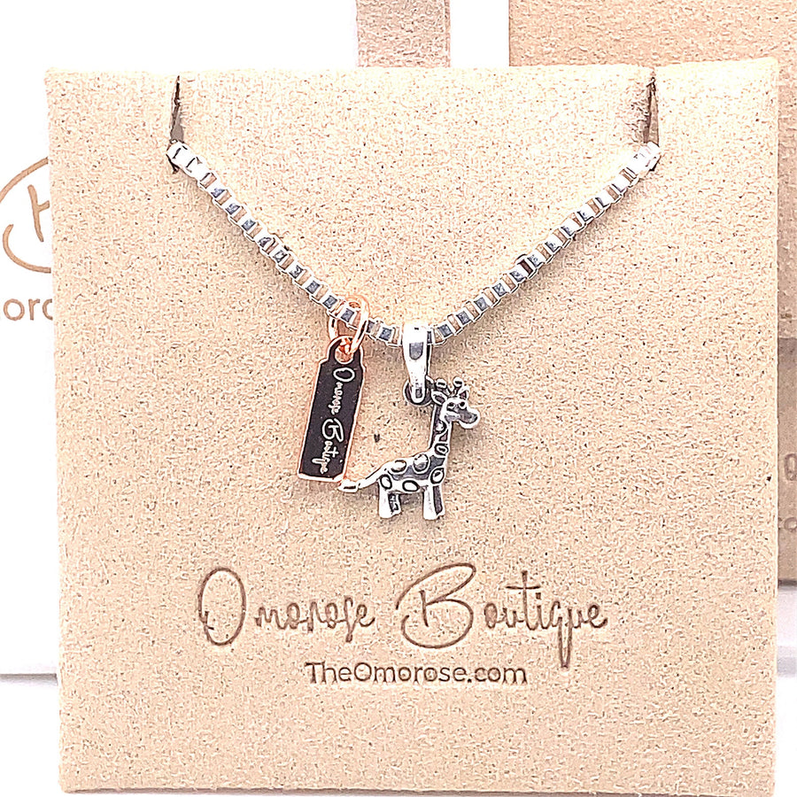 Tiny Giraffe Necklace