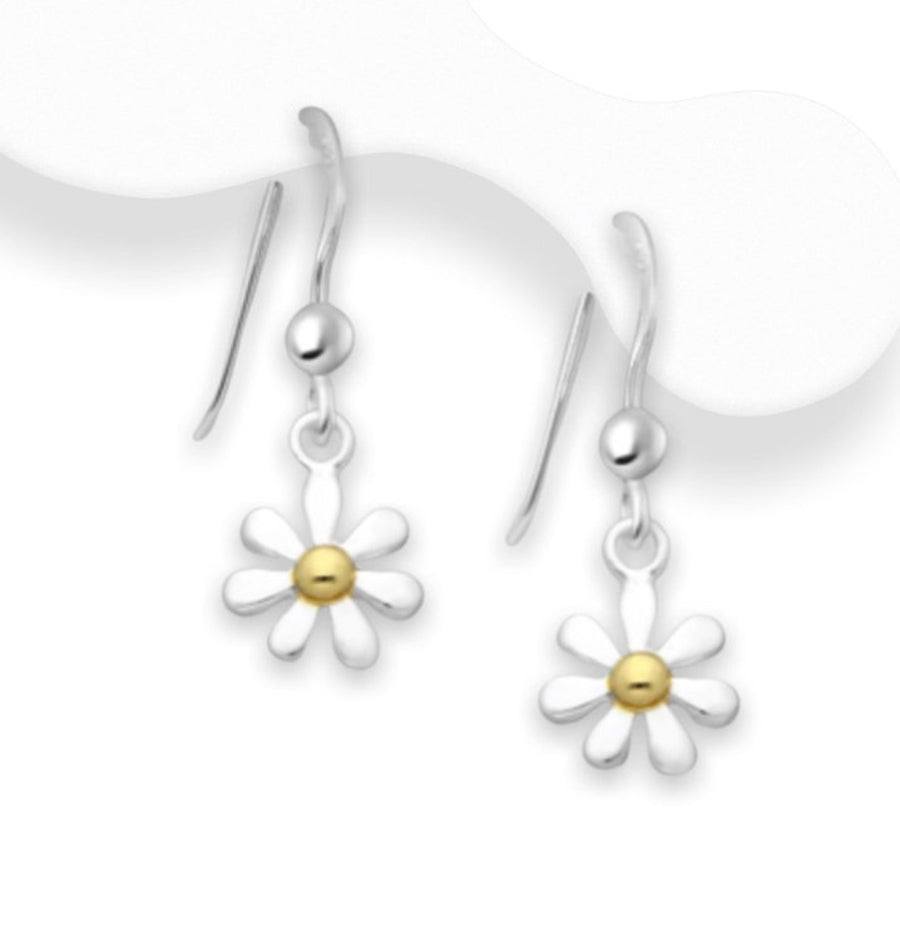 Daisy Droplet Hook Earrings