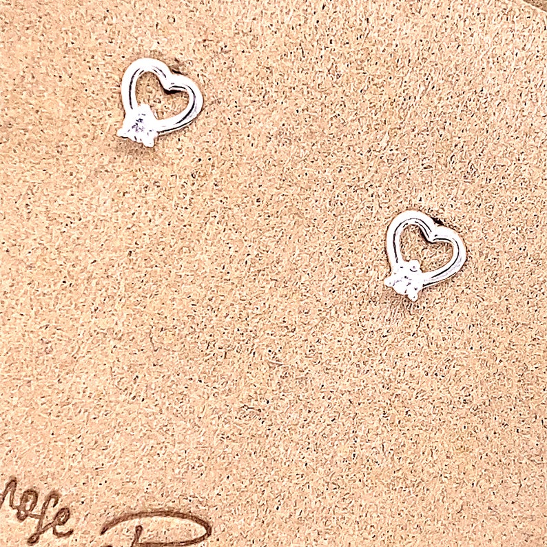 Mini Heart Stud Earrings