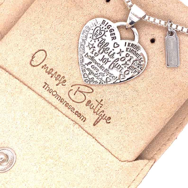 Positivity Heart Necklace