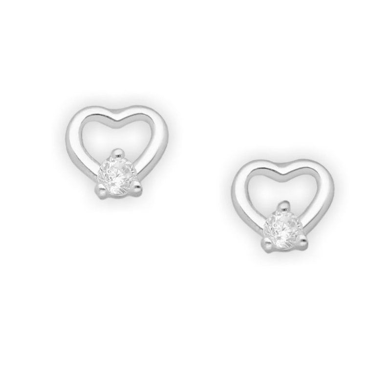 Mini Heart Stud Earrings