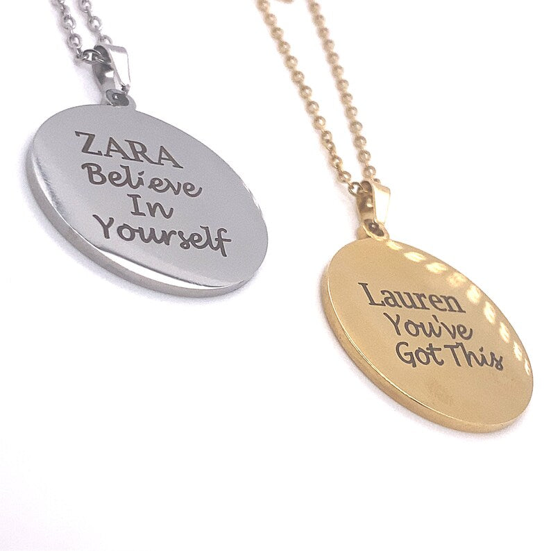 Custom Affirmations Necklace