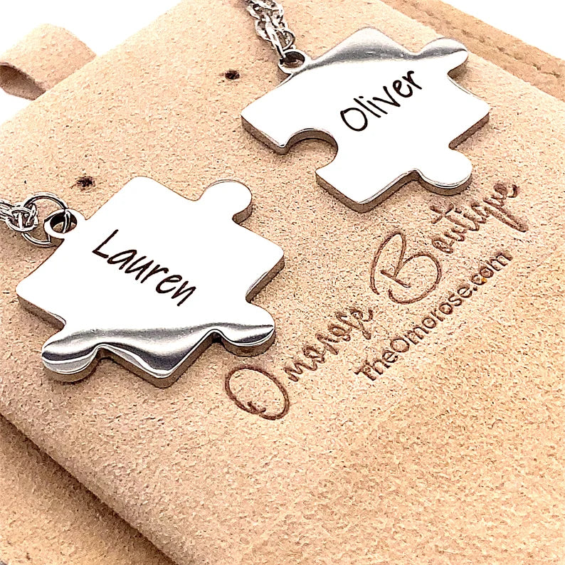 Custom Name Puzzle Necklaces