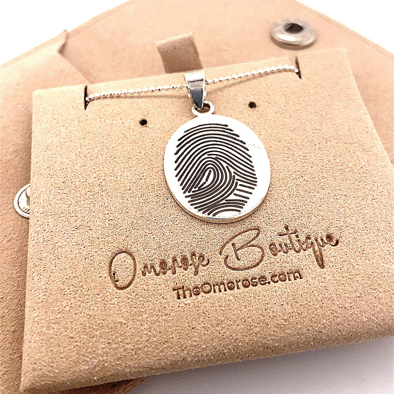 Custom Finger Print Necklace