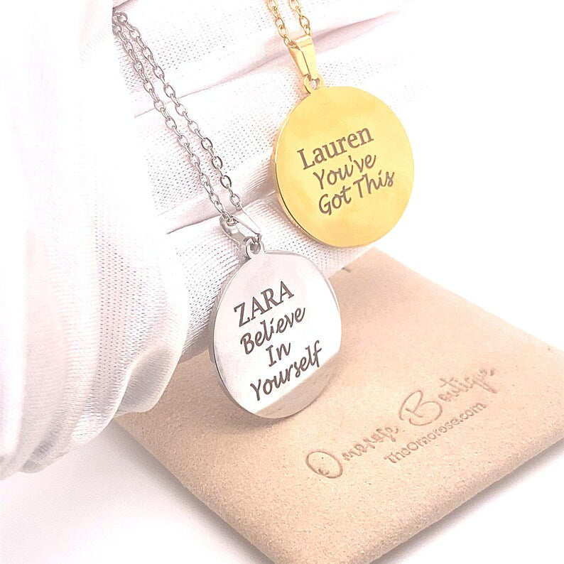 Custom Affirmations Necklace