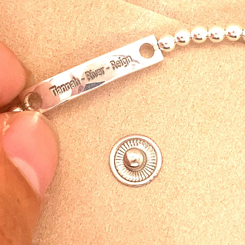 Custom Engraved Name Bracelet