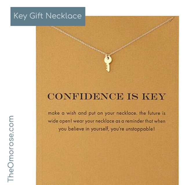 Confidence is Key Necklace & Gift Card