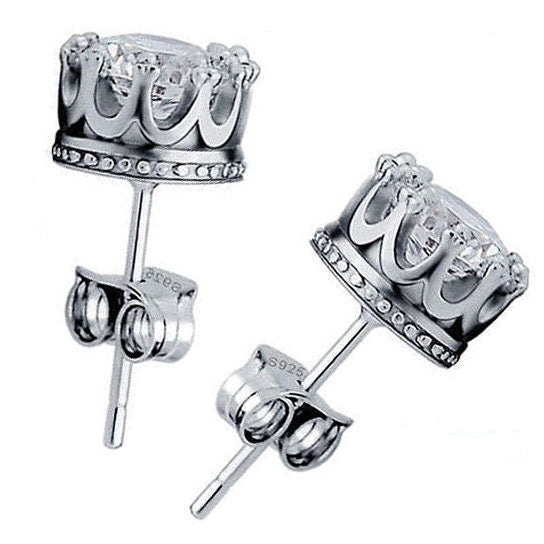 Anastasia Princess Crown Stud Earrings