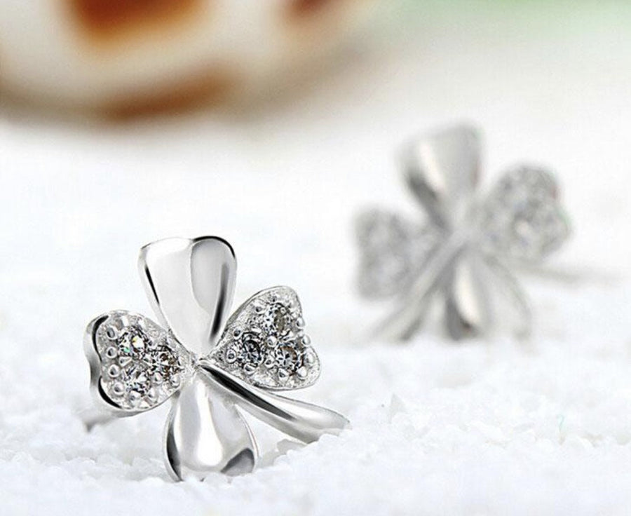 4 Leaf Clover Stud Earrings