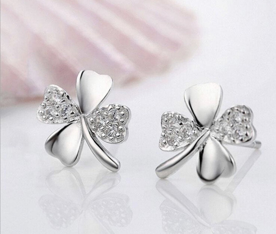 4 Leaf Clover Stud Earrings