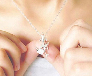 925 Sterling Silver Dolphin Necklace