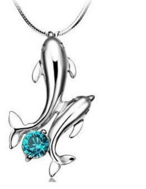 925 Sterling Silver Dolphin Necklace