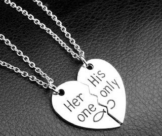 Her One & His Only Connection Necklaces