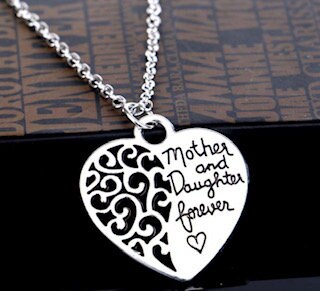 Mum and Daughter Forever Necklace