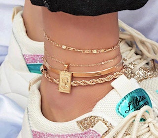 Bohemian Anklet Set