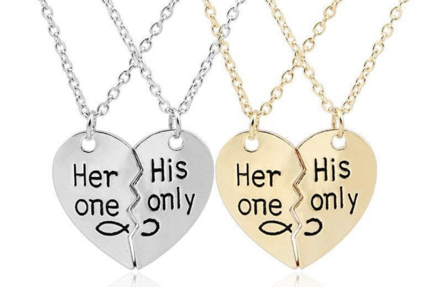 Her One & His Only Connection Necklaces