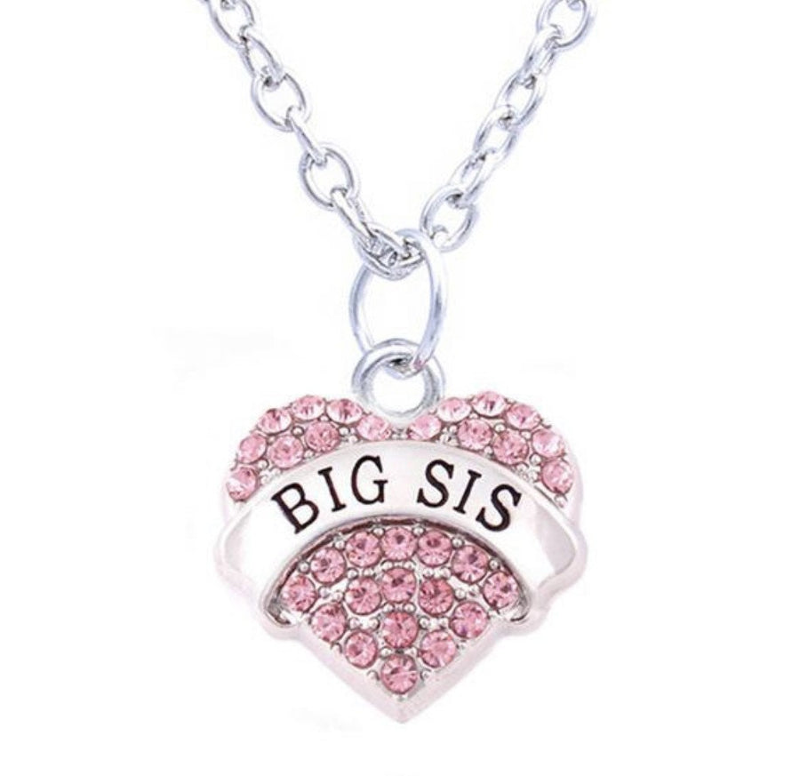 Pink Big Sister Necklace