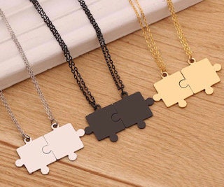 Custom Name Puzzle Necklaces