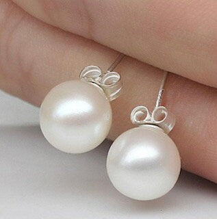 Simulated Pearl Earrings