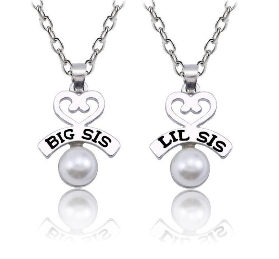 Big Sister & Little Sister Necklace Set.