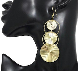 Melanie Swirl Dangle Earrings