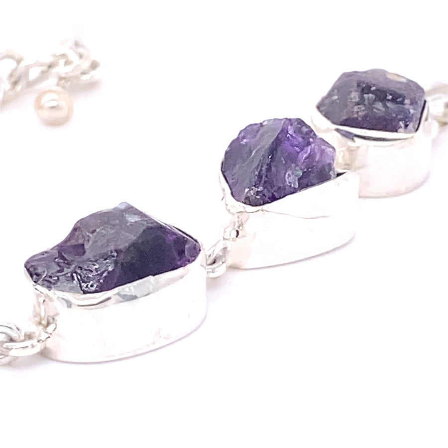 Amethyst Rocks Bracelet