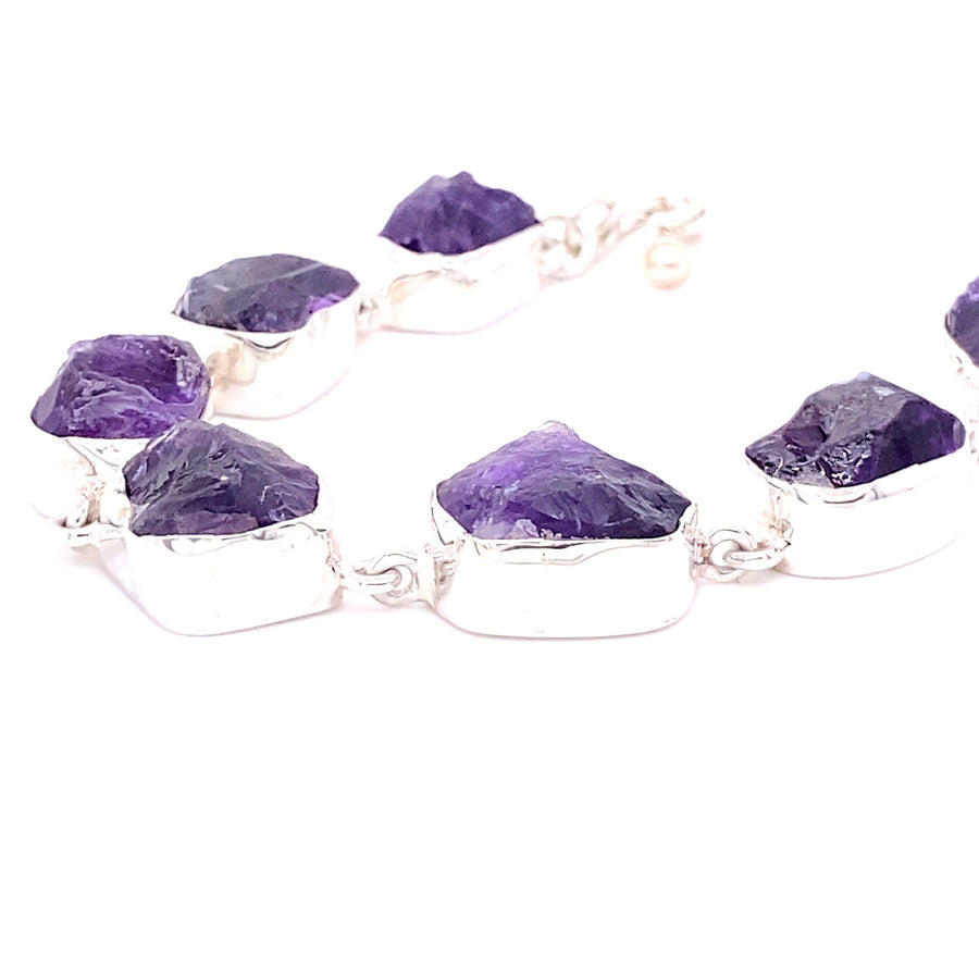 Amethyst Rocks Bracelet