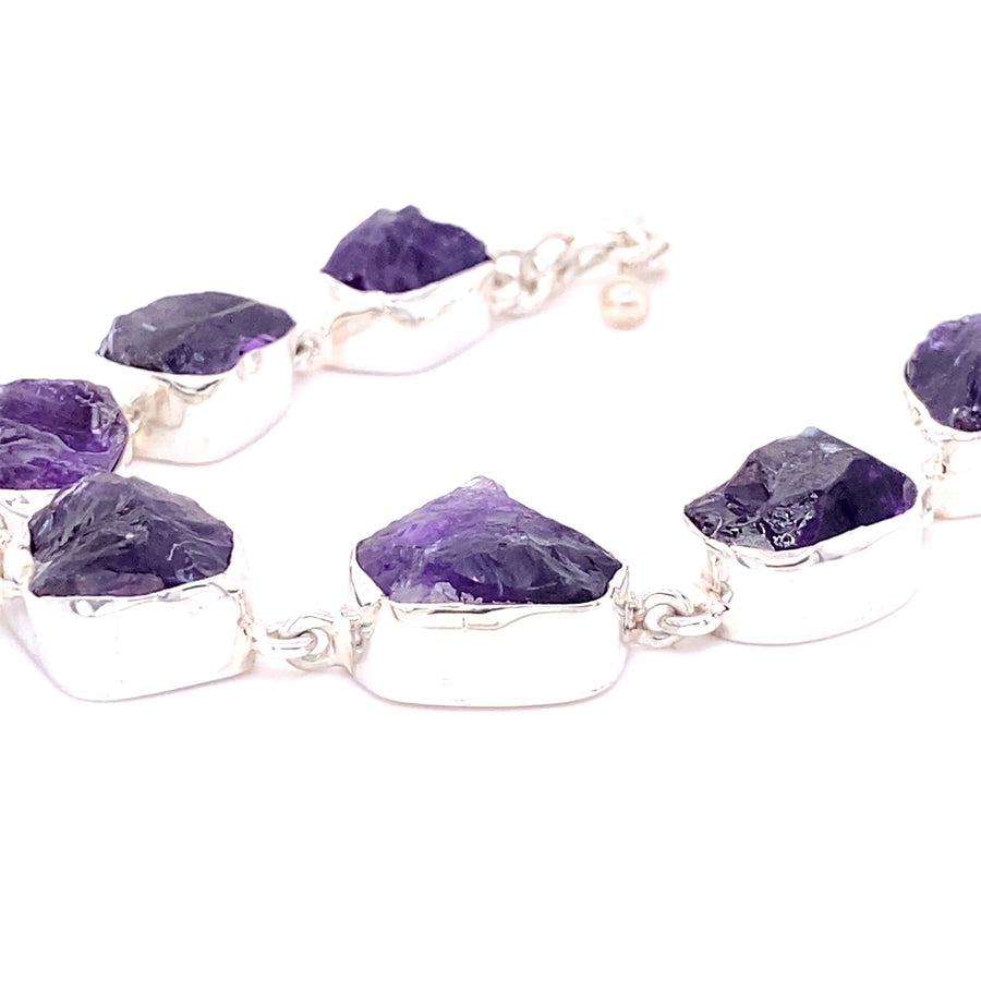 Amethyst Rocks Bracelet