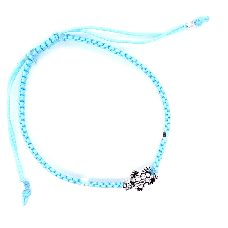 Sea Turtle Bracelet in Pink or Blue