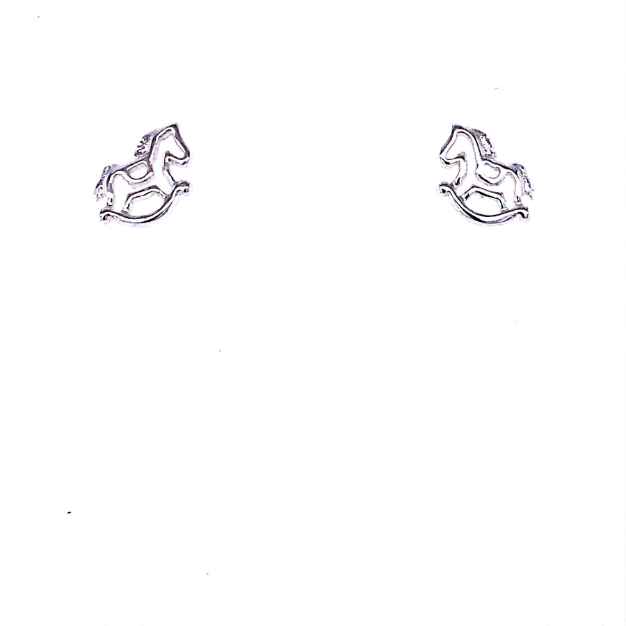 Rocking Horse Push-Back Earrings