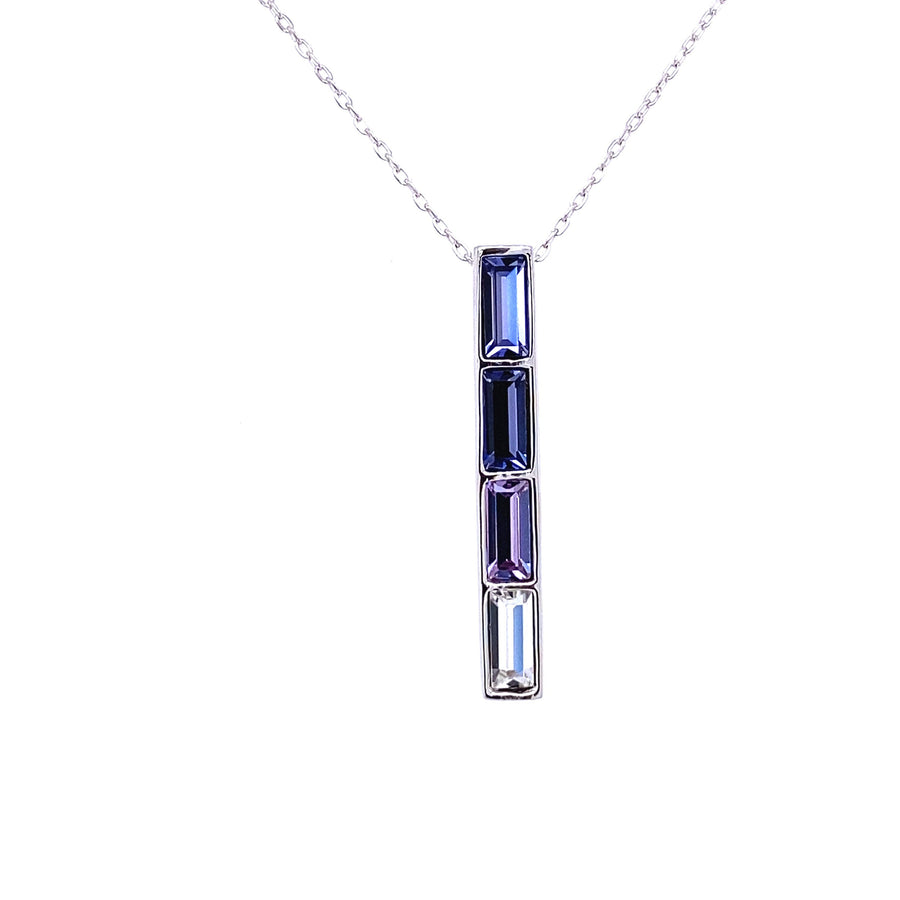 Lavender Dream Purple Crystal Necklace