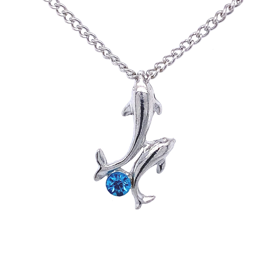 925 Sterling Silver Dolphin Necklace