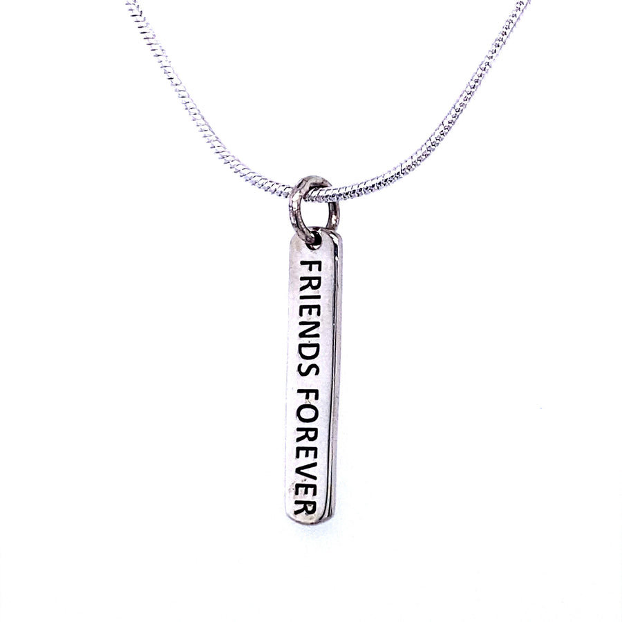 Friends Forever Bar Necklace