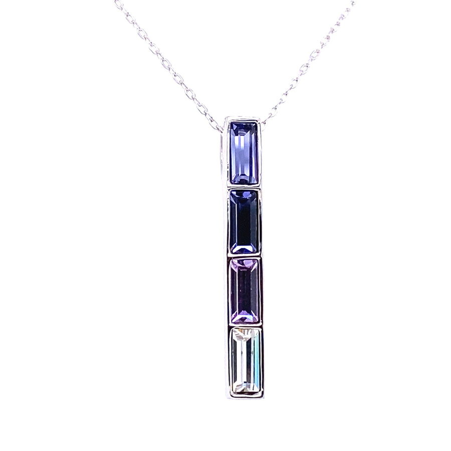 Lavender Dream Purple Crystal Necklace