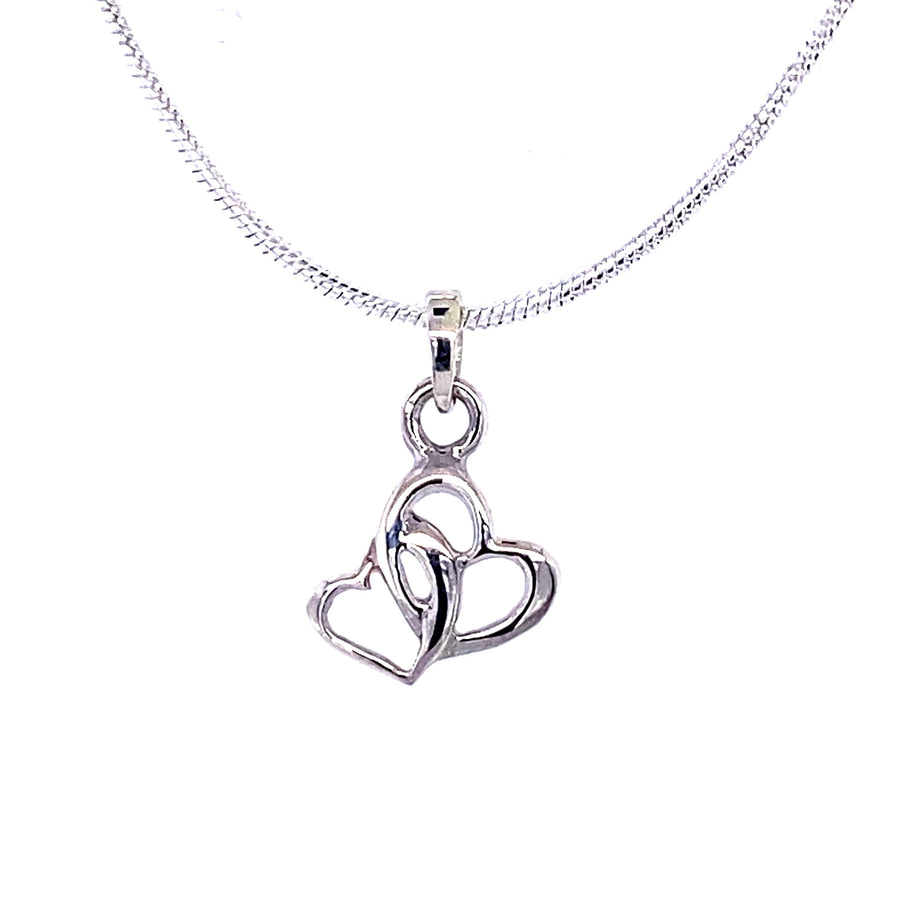 Double Love Heart Necklace