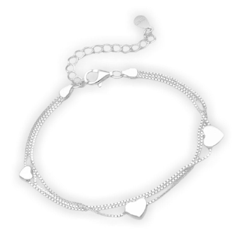 Rosa Heart Bracelet