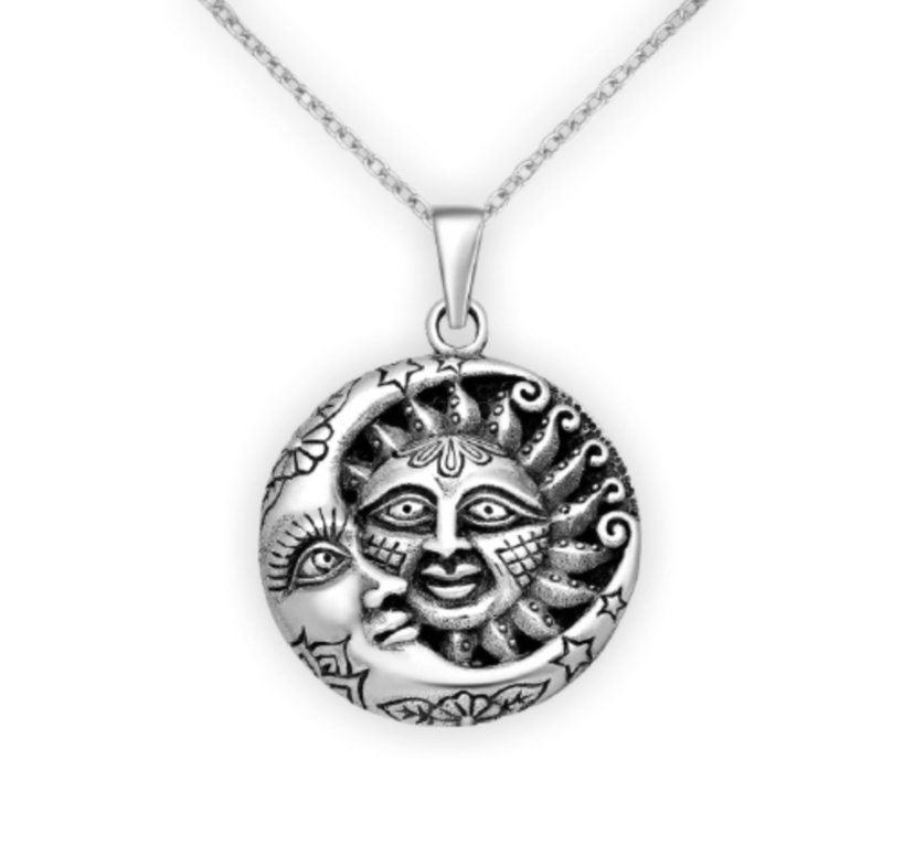 Moon and Sun Necklace